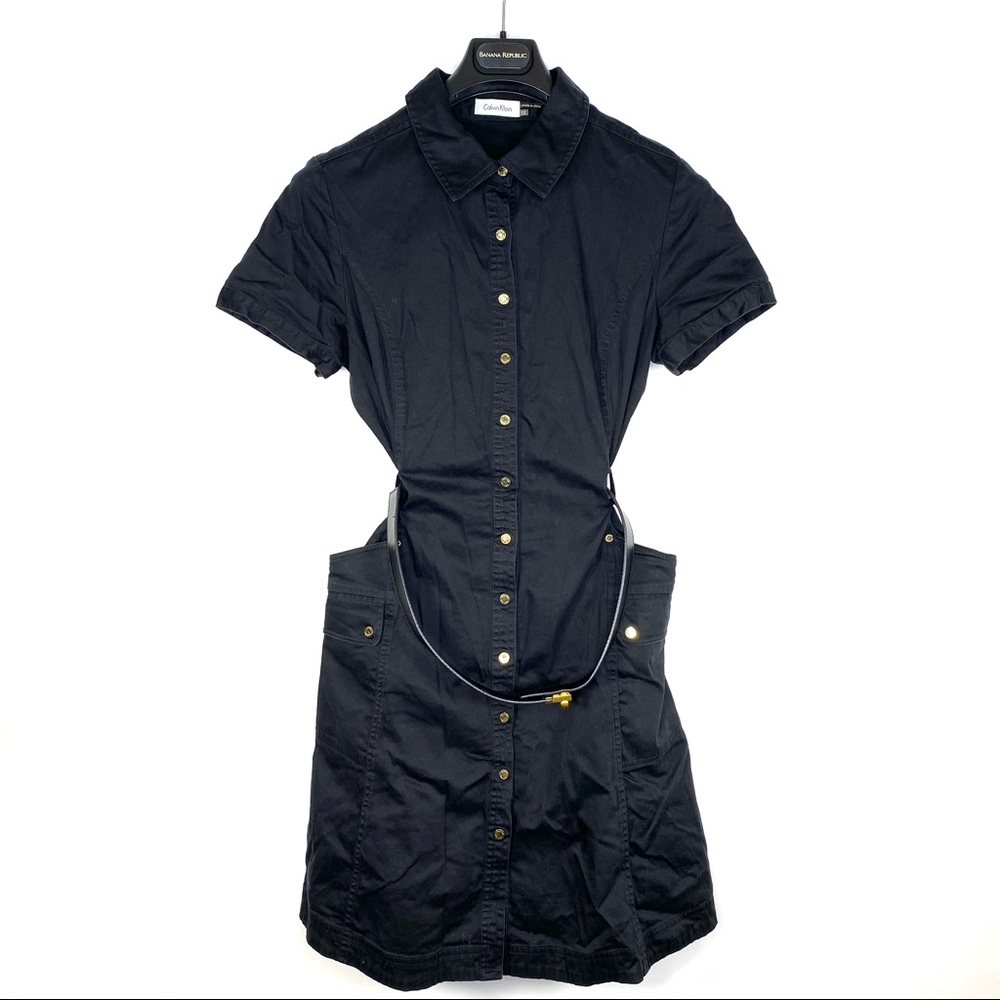 Calvin Klein Shirt Dress with Belt
